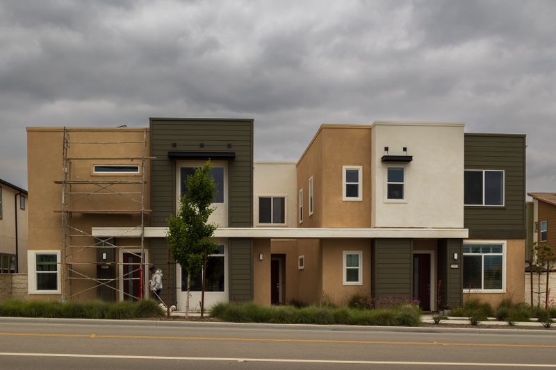 modern house under construction